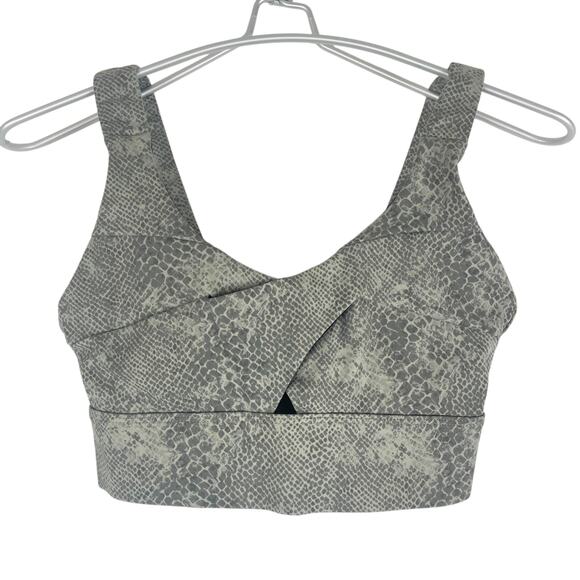 Varley Let’s Go Staunton Sports Bra Snakeskin Print Size XS - Picture 1 of 4